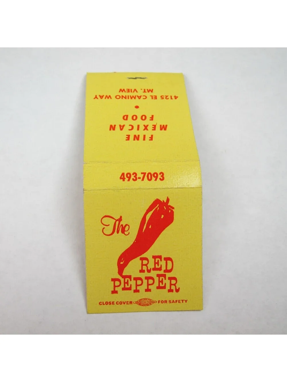 4 Matchbook Covers Hogs Breath Inn Red Pepper Hungry Tiger Empress of China CA
